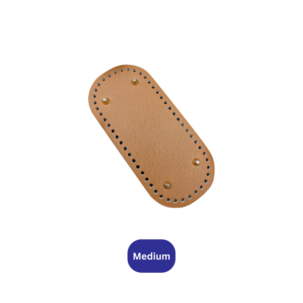 Premium Leather Bag Base Oval Shaper | DIY Crochet Knit