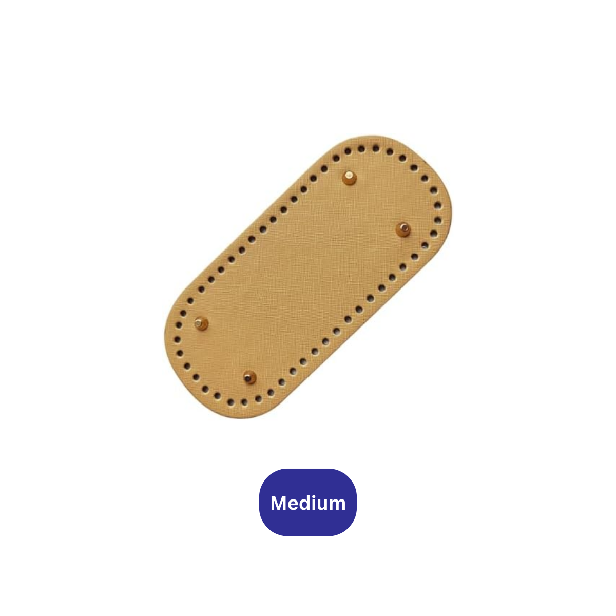 Premium Leather Bag Base Oval Shaper | DIY Crochet Knit