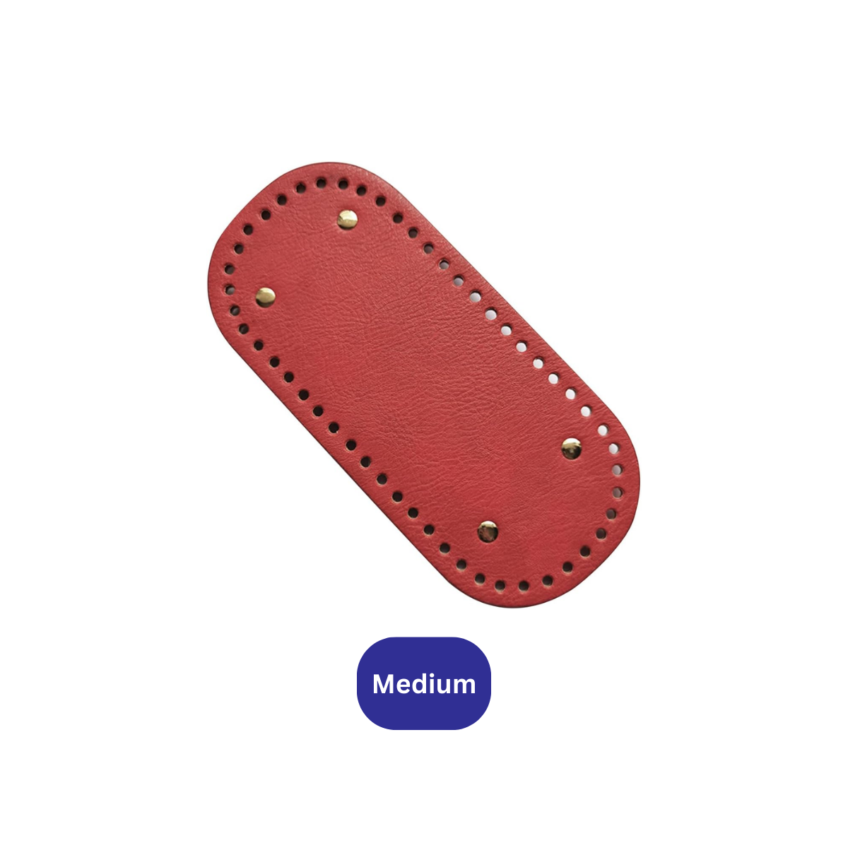 Premium Leather Bag Base Oval Shaper | DIY Crochet Knit