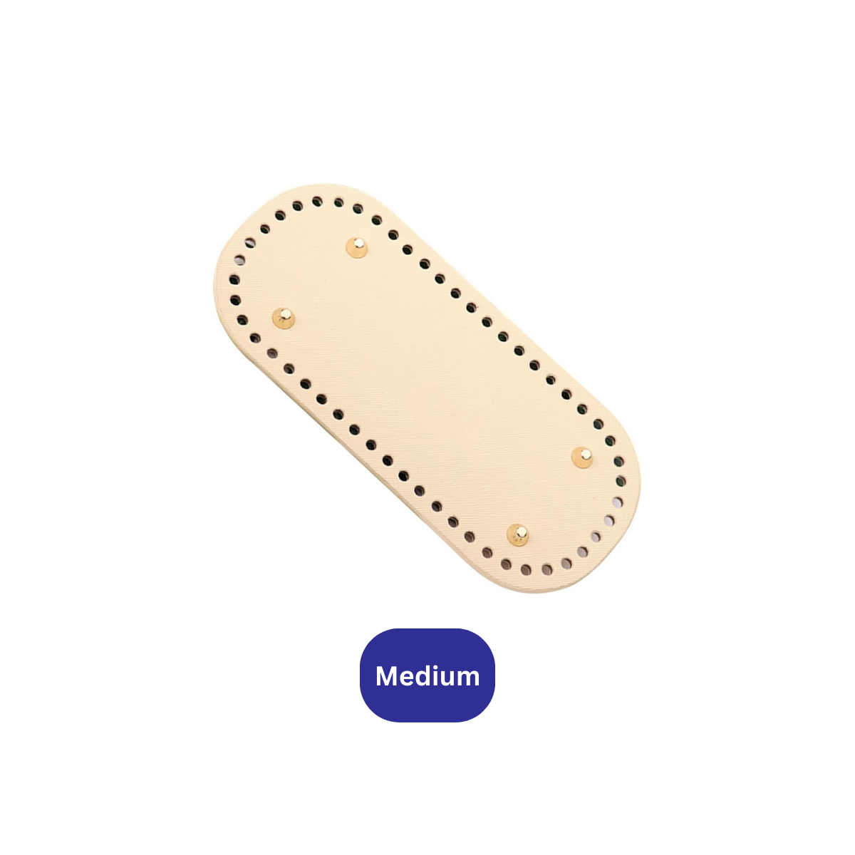 Premium Leather Bag Base Oval Shaper | DIY Crochet Knit