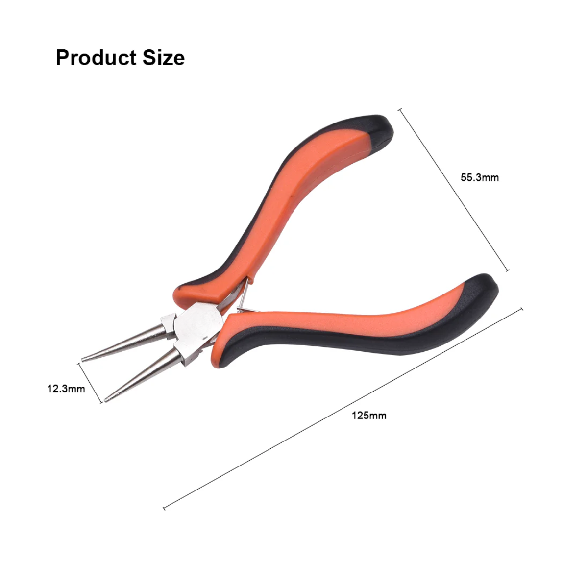 Mini 4.5" Round Nose Pliers for Jewelry Making