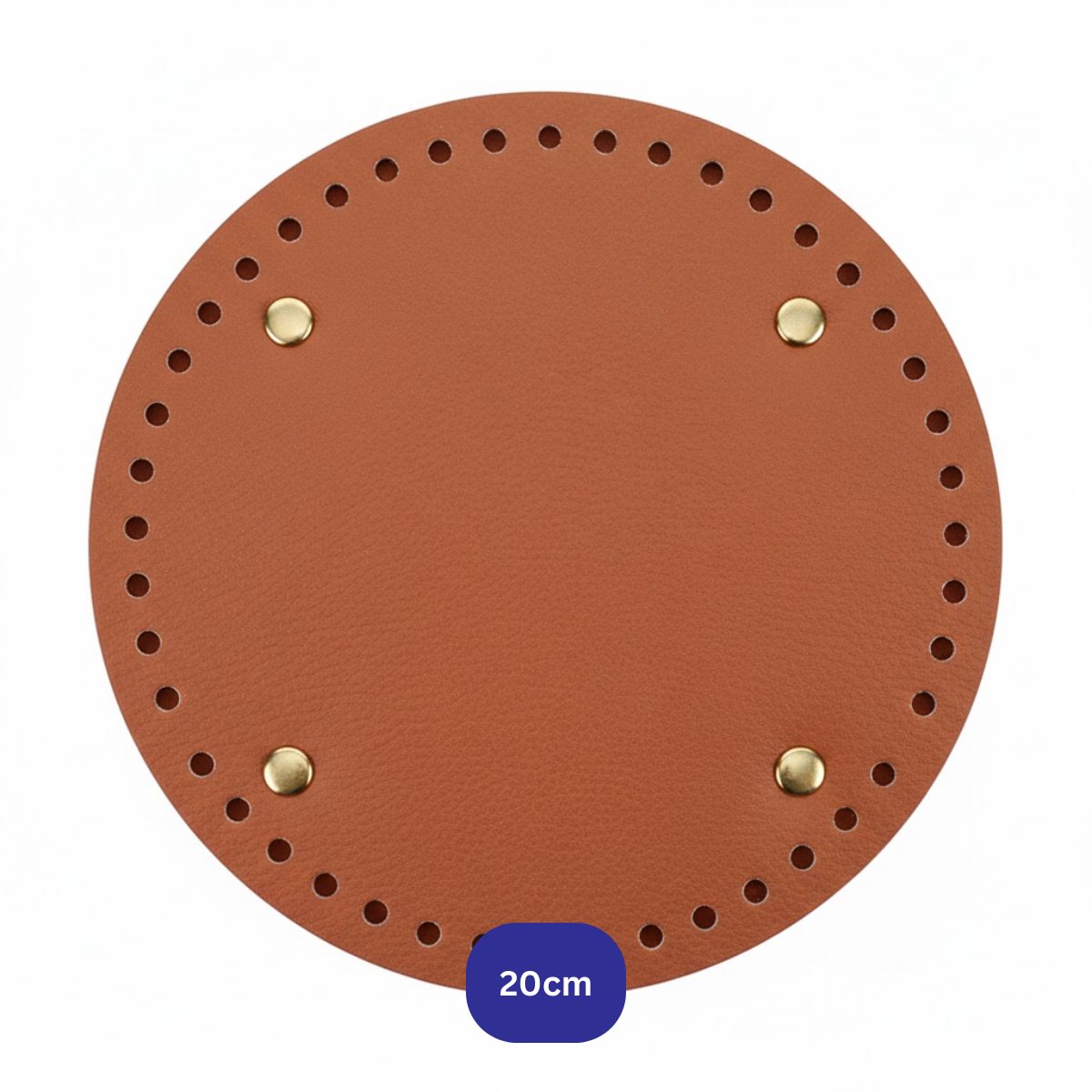 Premium Leather Bag Base Round Shaper | DIY Crochet Knit