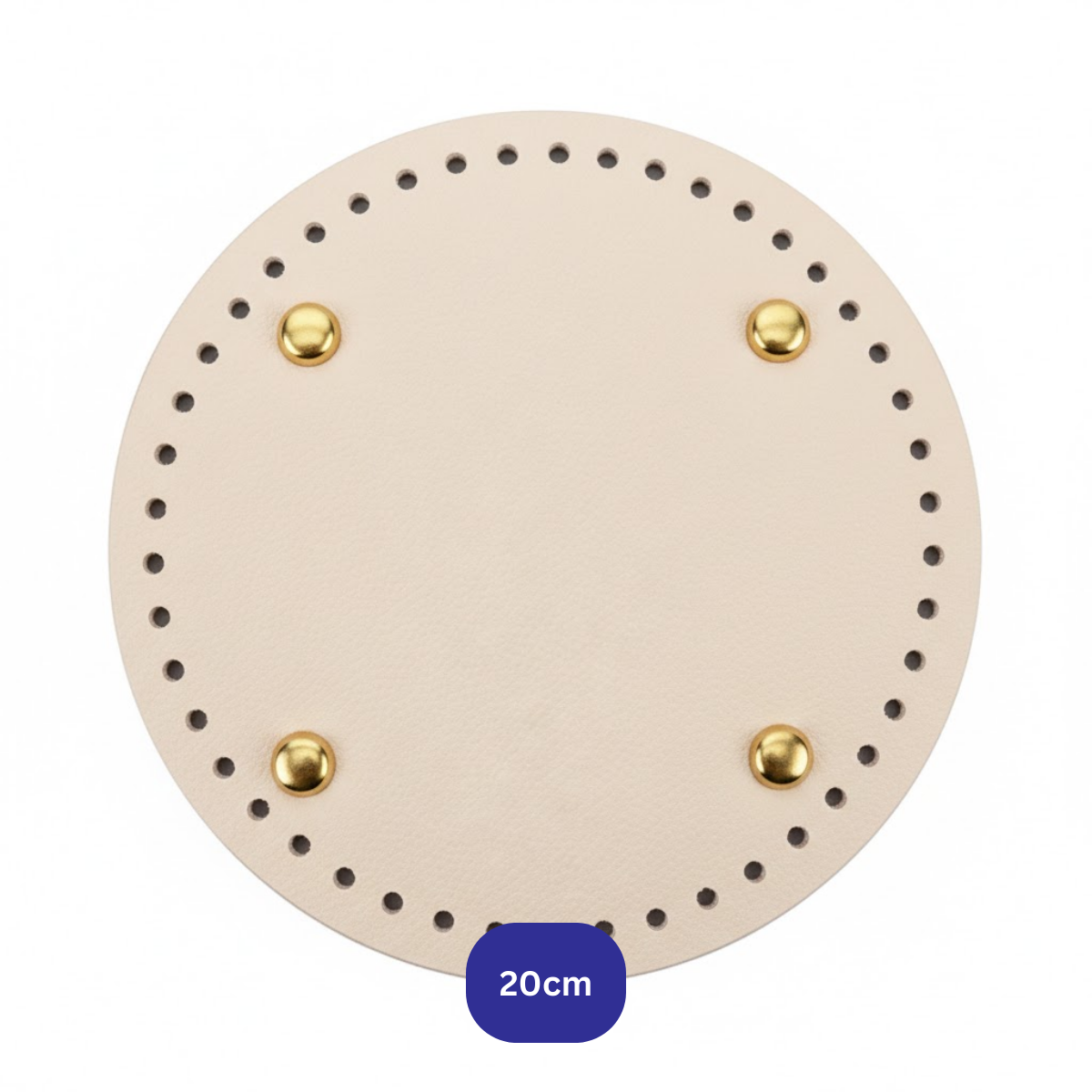 Premium Leather Bag Base Round Shaper | DIY Crochet Knit