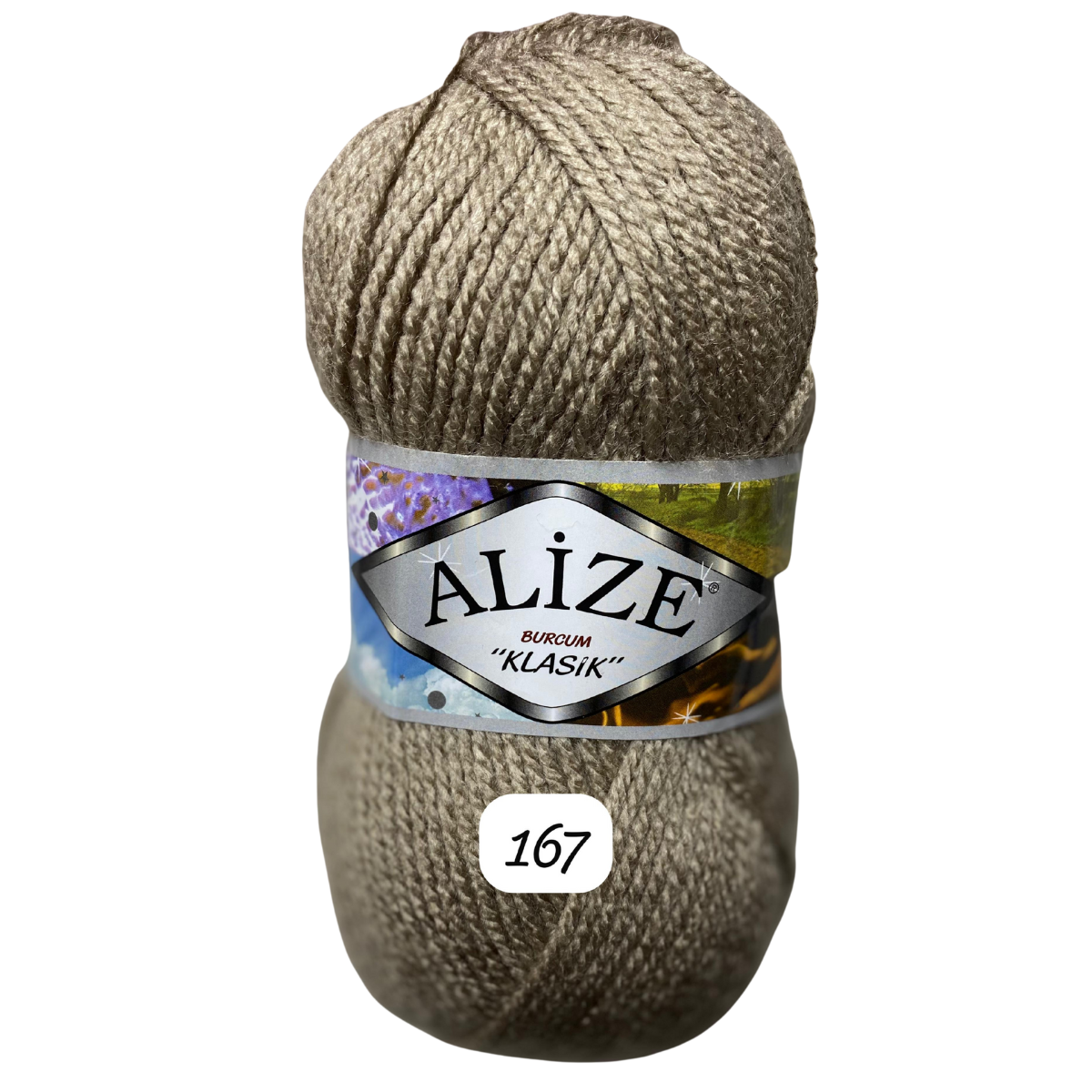 Alize Burcum Klasik Yarn – 100% Acrylic, 100g Skein, 210m